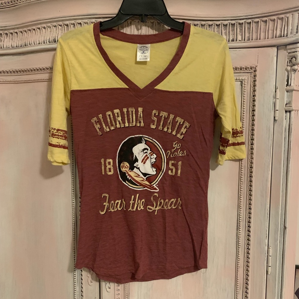 EUC Rivalry Threads 91 Florida State 3/4 t-shirt S